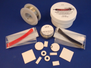 APC Soldering Kit includes practice piezo elements