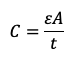 How are Dielectric Constant and Capacitance related?