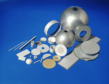 a bunch of metal objects on a blue surface